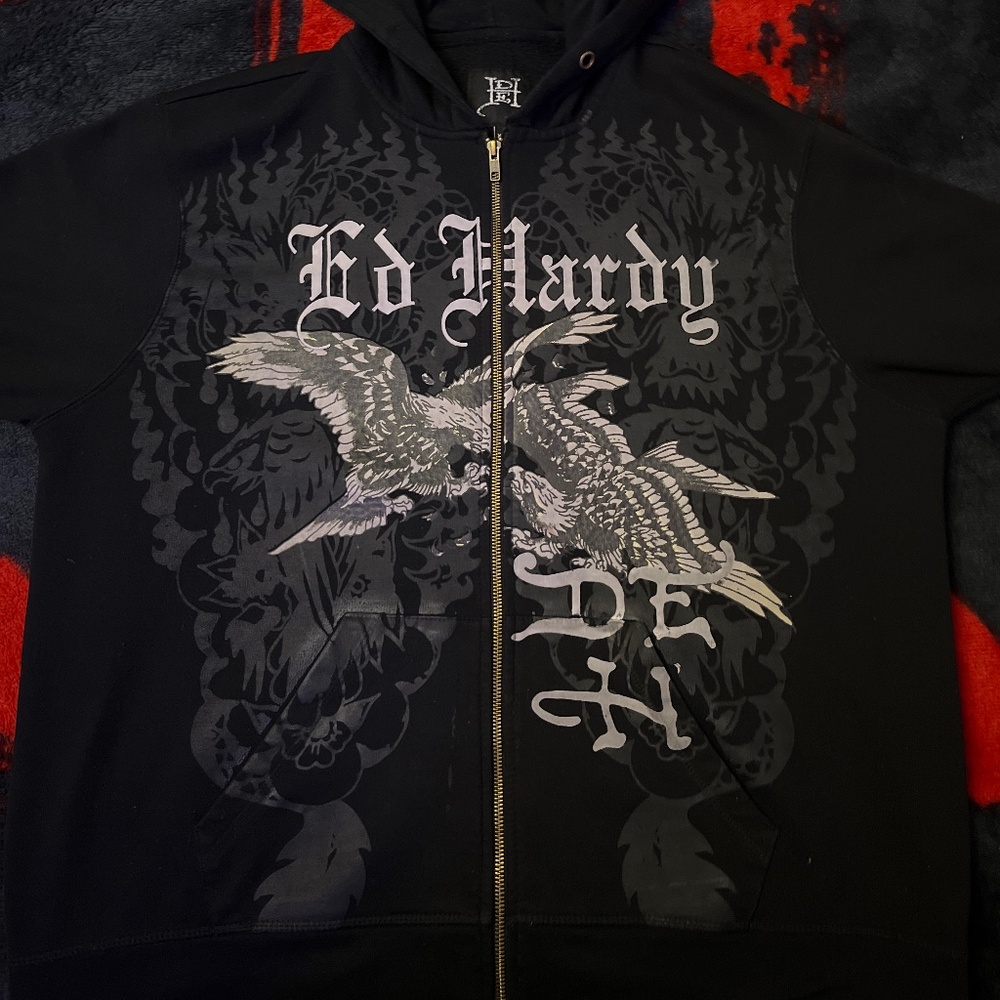 Ed Hardy Eagle zip up